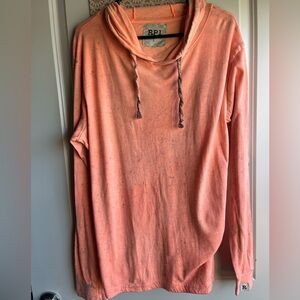 RPL Coral Gray wash Hoodie - L